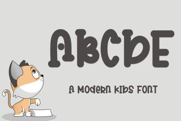 Abcde Font: Modern Display Type
