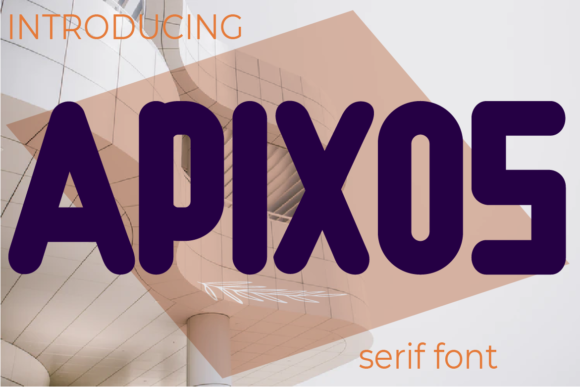 Apixos: A Bold Font for Editorial Design