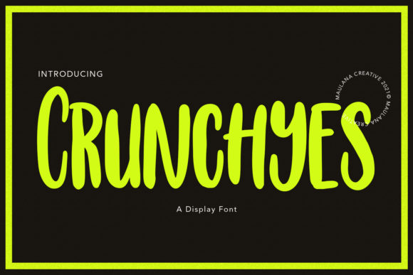 Crunchyes Font Review