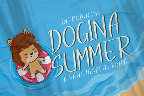 Dogina Summer Font for Creative Campaigns