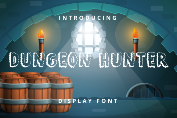 Dungeon Hunter Display Font for Bold Web Headers
