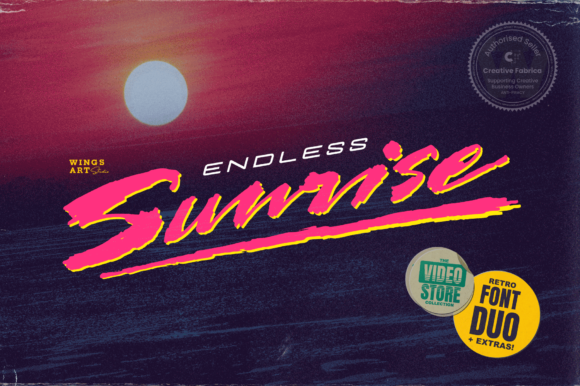 Endless Sunrise Font for Business Branding