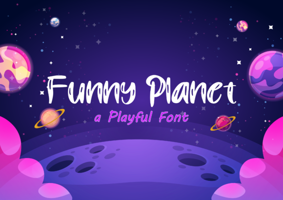 Funny Planet Font for Business Branding