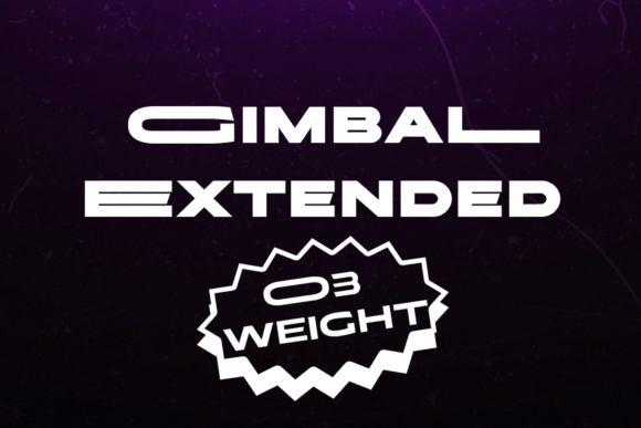 Gimbal Extended Font