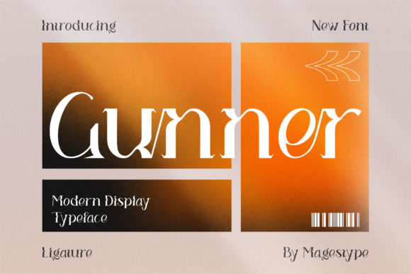 Gunner Font Review: A Whimsical Display for Modern Branding