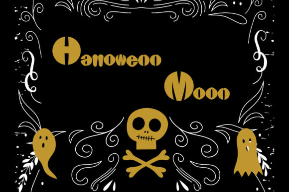 Halloween Moon Font Review: A Modern Display for Spooky Designs
