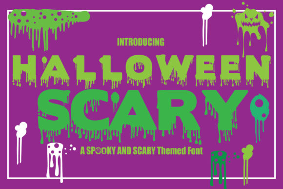 Halloween Scary Font for Creative Makers