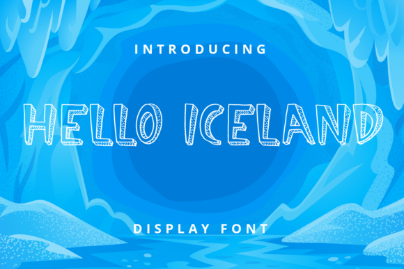 Hello Iceland: A Joyful Display Font for Small Business Branding
