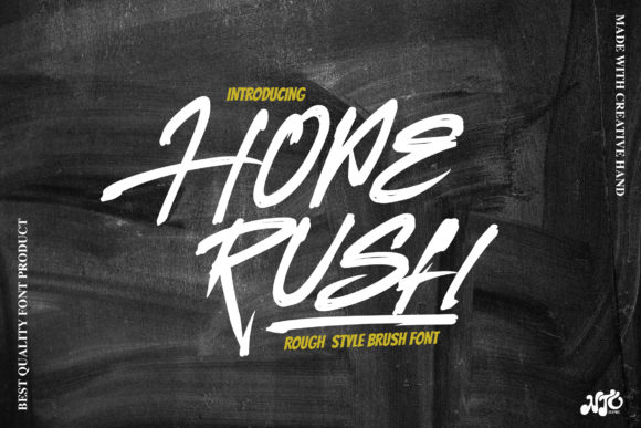 Hoperush Font: Bold & Street-Style