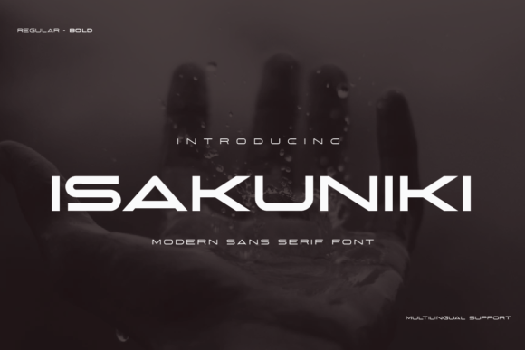 Isakuniki Font for Creative Projects