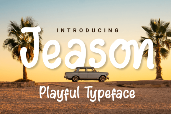 Jeason: A Playful Display Font for Modern Editorial Design