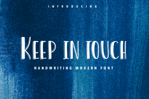 Keep in Touch Font for Business Branding
