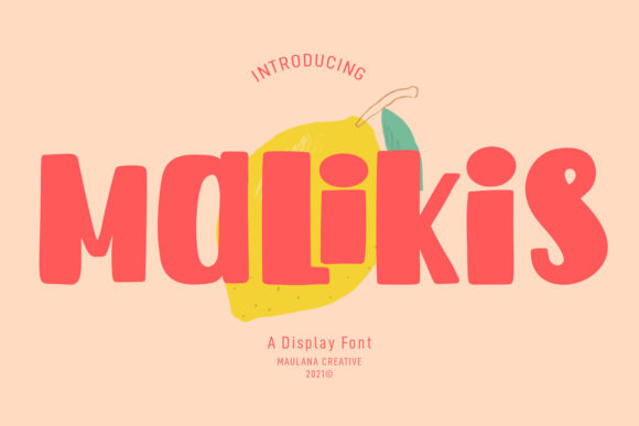 Malikis Font for Business Branding