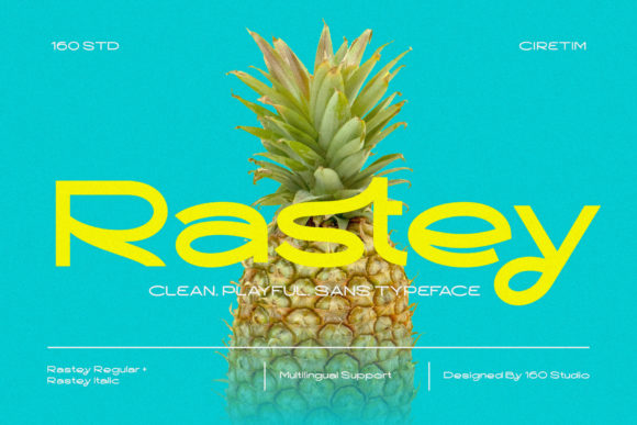 Rastey Font for Modern Web Design
