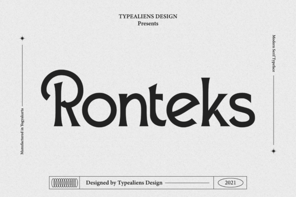 Ronteks Font: Vintage Style for Modern Design
