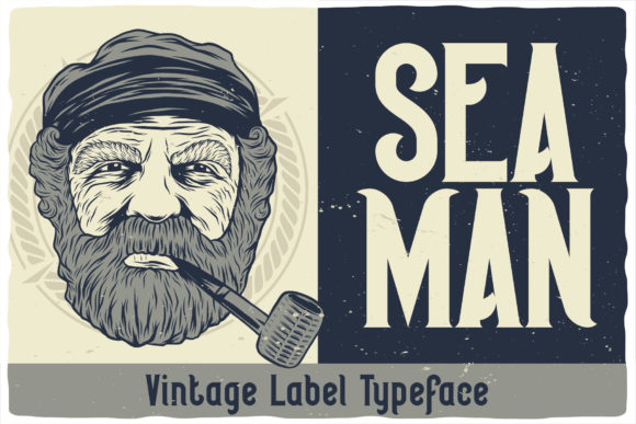Seaman Font for Bold Editorial Design