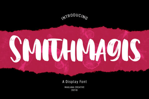 Smithmagis: Bold Display Font for Impactful Campaigns