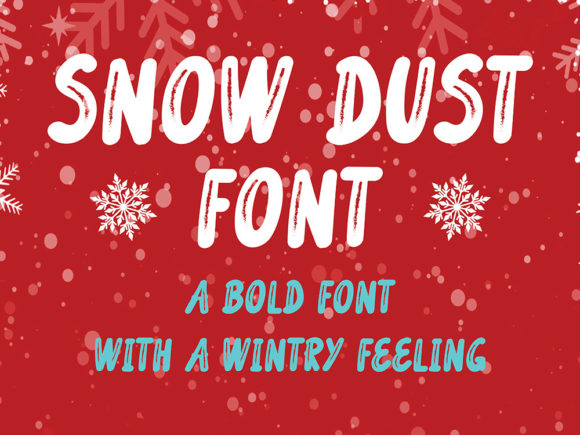 Snow Dust Font: A Cool Display for Elegant Design