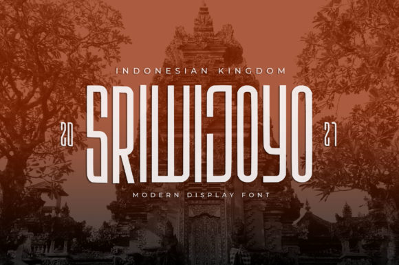 Sriwijoyo: A Modern Display Font