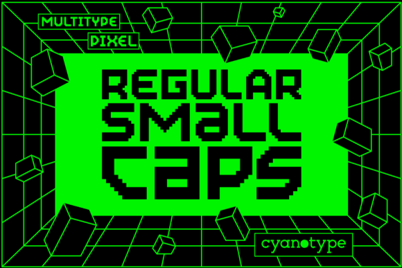 Upgrade Your Brand with MultiType Pixel Display Font