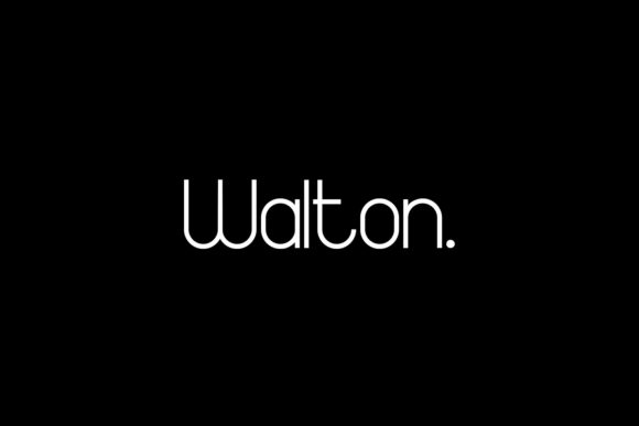 Walton Display Font: The Minimalist Choice for Bold Campaigns