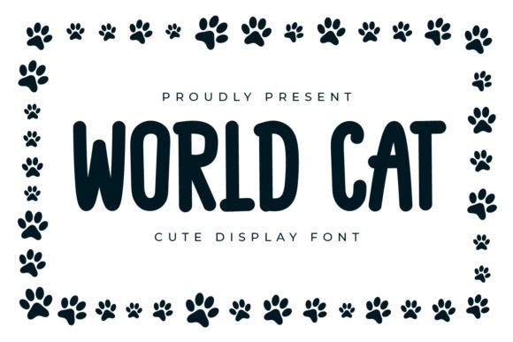 World Cat Font for Bold Branding